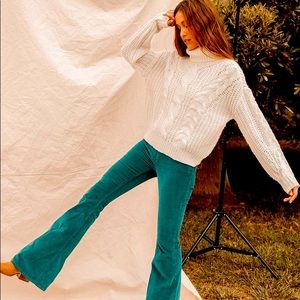 Vintage Green Corduroy Pants